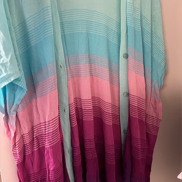 Coldwater Creek Color Fusion Poncho - Picture 3 of 5